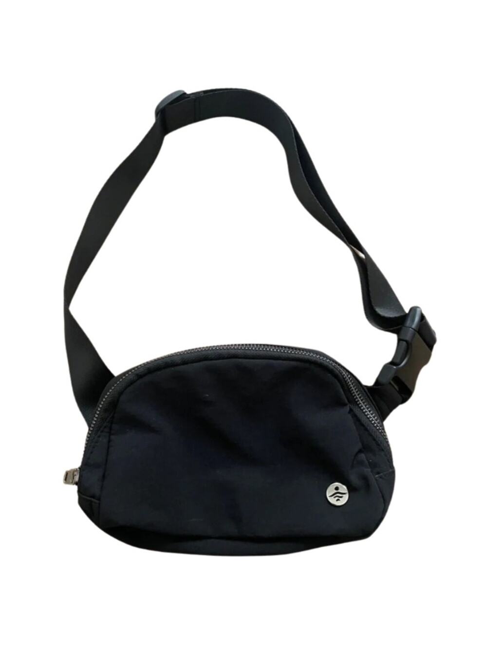 HALARA Black Crossbody Waist Bag, Fanny Pack, Halara Logo Waist Bag OS #0197